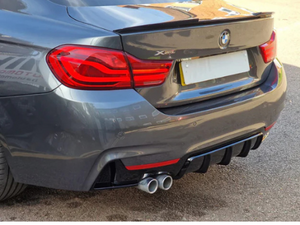 bmw 4 series f36 rear diffuser 2014 - 2020