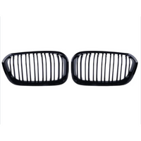 1 Series LCI Gloss Black Double Slat Front Grills F20 F21 (2015-2019)