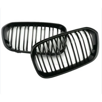 1 Series LCI Gloss Black Double Slat Front Grills F20 F21 (2015-2019)