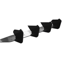 Vw Golf R Line Mk 8 Rear Blade Diffuser 2020-2024 Gloss Black