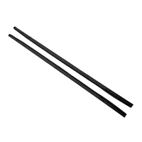 VW GOLF MK8/MK7.5 GTI - R -GTD - R LINE SIDE SKIRT EXTENSIONS GLOSS BLACK
