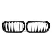 X5 & X6 Gloss Black Double Slat Front Grills F15 F16 (2014-2018)