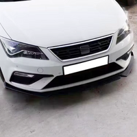 Seat Leon MK3 3Pcs Splitter Glossy Black 2013 - 2020