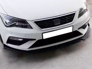 Seat Leon MK3 3Pcs Splitter Glossy Black 2013 - 2020