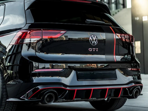 Vw Golf Mk8 GTI V1 Rear Diffuser 2020+ Gloss Black