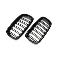 X5 & X6 Gloss Black Double Slat Front Grills F15 F16 (2014-2018)