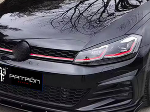 Vw Golf Mk7/7.5 GTI - R - R LINE - GTD - GTE 3pcs Front Splitter Lip