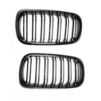 X5 & X6 Gloss Black Double Slat Front Grills F15 F16 (2014-2018)
