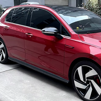 VW GOLF MK8/MK7.5 GTI - R -GTD - R LINE SIDE SKIRT EXTENSIONS GLOSS BLACK