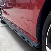 VW GOLF MK8/MK7.5 GTI - R -GTD - R LINE SIDE SKIRT EXTENSIONS GLOSS BLACK
