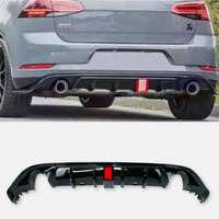 VW Golf GTI MK 7.5 TCR Diffuser Valance With Rain Light