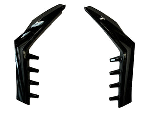 VW Golf MK8 Rear Windows Side Spoiler Wing Diffuser Trim for Gti - R - Gtd - R Line