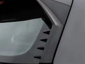 VW Golf MK8 Rear Windows Side Spoiler Wing Diffuser Trim for Gti - R - Gtd - R Line